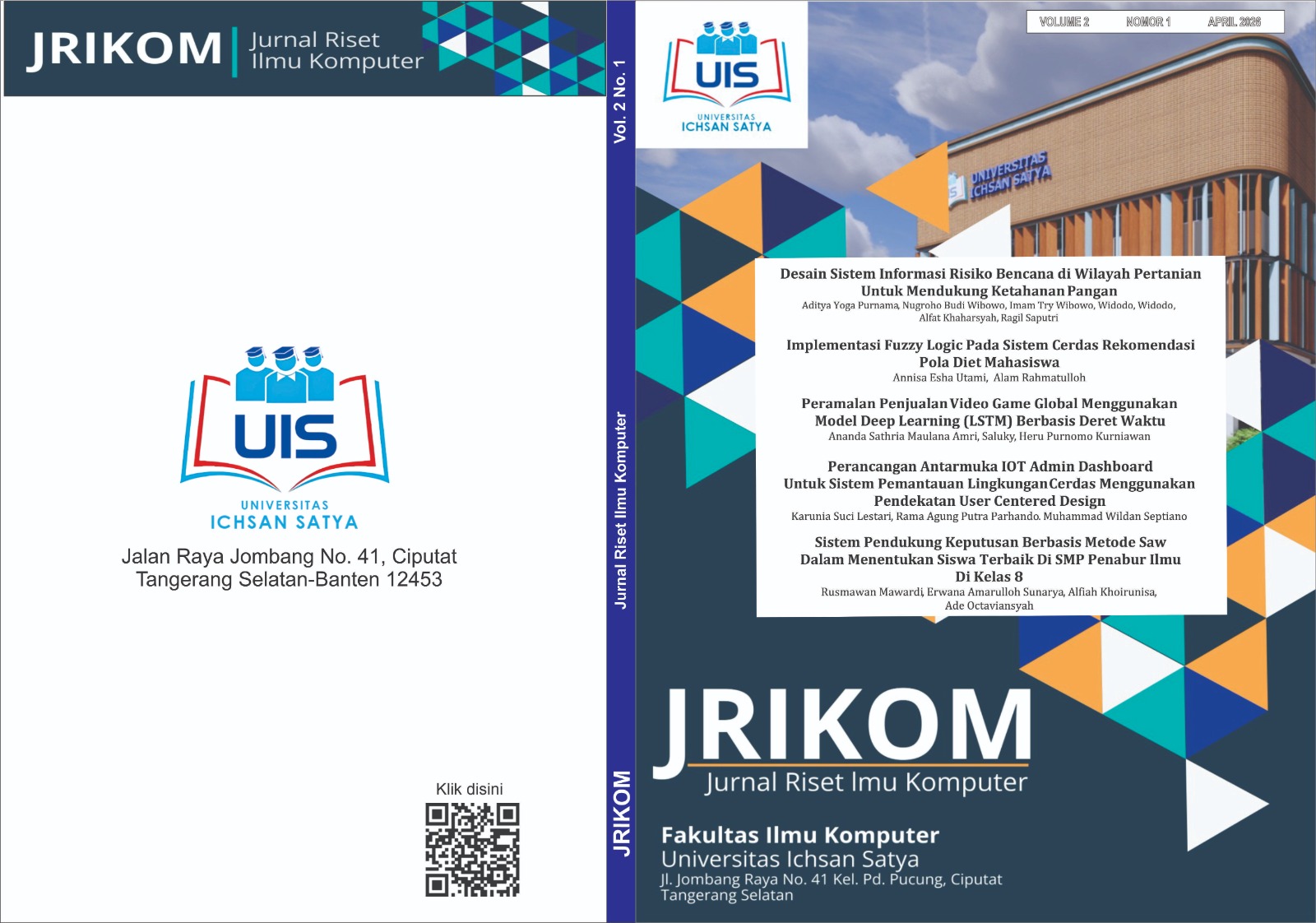 					View Vol. 2 No. 1 (2026): JURNAL RISET ILMU KOMPUTER (JRIKOM)
				